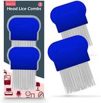 2pk Metal Nit Comb for Headlice Tre