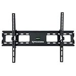 PrimeCables Tilt TV Wall Mount Bracket for 37-70 inch Curved / Panel TVs up to VESA 600 and 121 Lbs - Heavy Duty Cold Steel with Safety Lock & Integrated Bubble Level fits 12" 16" Wall Wood Studs (Sturdy, Universal Design)