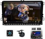 Android 13 Car Stereo for Volkswagen Seat Golf Passat Jetta Beetle Tiguan Touran EOS Polo, 9 inch Double Din Touchscreen Car Radio GPS Navigation with Wireless CarPlay Android Auto WiFi BT SWC 2+32GB