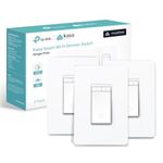 Kasa Matter Smart Wi-Fi Dimmer Switch by TP-Link (KS225P3) - Neutral Wire and 2.4GHz Wi-Fi Connection Required, Works with Apple Home, Alexa & Google Home, No Hub Required, 3-Pack, White