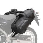 Rhinowalk Motorcycle Saddle Bags Waterproof Motorbike Panniers Motor Side Bag 18L (9L*2) Powersports Saddle Bag for Most Motorcycles Black, 1 Pair