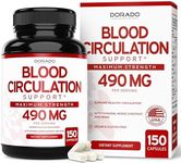 Blood Circulation Supplements (150 Capsules) Leg Circulation with Diosmin - Blood Flow Supplements - Blood Circulation For Legs - Vein & Leg Health - Vegan & Non GMO - 3rd Party Tested - (150 Count)