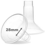 Nenesupply GentleFit 28mm Compatible Breastshields for Medela Breastpumps Not Original Medela Pump Parts. Replace Medela Personalfit Breastshield Work with Medela Pump in Style Symphony Swing Harmony