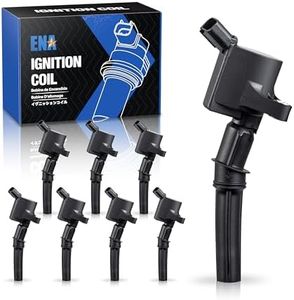 ENA Set of 8 Curved Boot Ignition Coil Pack Compatible with Ford Lincoln Mercury 4.6L 5.4L V8 Replacement for DG508 C1454 C1417 FD503 1L2U12029AA I2LU-12A388-AA C1417 DG473 DG481 DG491