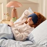 Bearaby Weighted Eye Mask - Sleep Mask - (Midnight Blue)