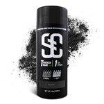 SOVONCARE Hair Fibers for Thinning Hair, Black Hair Building Fibers for Bald Spots Undetectable & Natural, Conceals Hair Loss, Fill In Fine Hair Powder Hair Thicker Instantly for Women & Men 28g (Black)