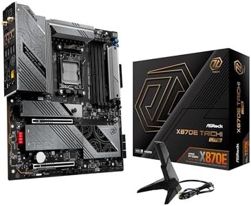 ASRock AMD X870E Taichi Lite Ryzen Socket AM5 DDR5 DIMMs 8200 256 GB X870 EATX Motherboard 5G LAN M.2 USB4 WiFi7