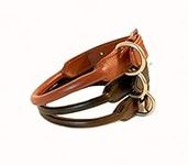 SIE Rolled Leather Dog Collars (18'', Brown)