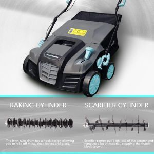 Bluemars 2000W Electric Lawn Scarifier – Powerful Garden Aerator