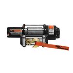 Mile Marker 77-50120W Black PE5000(ES) UTV/Side-by-Side Premium Sealed Electric Winch - 5,000 lb. Capacity