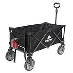 Ozark Trail Folding Multipurpose Wagon, Black, Outdoor and Camping