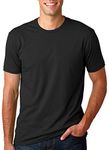 Next Level Mens Premium Fitted Short-Sleeve Crew T-Shirt - X-Large - Black