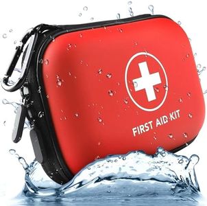 YESDEX First Aid Kit Waterproof, 200pcs Travel First Aid Bag, Small Emergency Survival Kits for Hiking, Camping, Backpacking,Home,Car & Cycling,Registered First Aid Pouch for Baby, Kids & Family