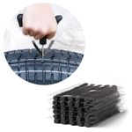 30PCS 4" Car Heavy Duty Tire Plugs,Black Invisible Tire Repair Plugs with Strong Viscosity for Fixing Flat Tire,Universal Rubber Tire Plug Kit Fits Tubeless Tire Car Truck Motorcycle