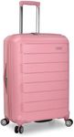 Traveler's Choice Pagosa Indestructible Hardshell Expandable Spinner Luggage, Pink, Carry-on 22-Inch, Pagosa Indestructible Hardshell Expandable Spinner Luggage