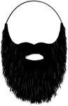Dress Up America Fake Beard Costume - Costume Beard and Mustache - Beard Costume for Adults and Teens