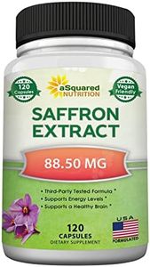 Saffron Supplements - 120 Capsules - Saffron Extract Supplement Pills - Pure Saffron Alternative to Powder, Tea, Threads & Gummies