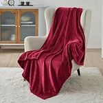 Bedsure Red Fleece Blanket 50x70 Bl