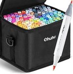 Ohuhu 120 Colors Brush Alcohol Mark