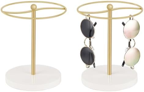 Mkono Sunglasses Organizer, Metal Glass Holder Storage Stand Display 2 Pack