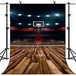 EOA 5x7FT Basketball Court Backdrop for Sports Fans Party Club School Dunk Background Birthday Banner YouTube Video Props