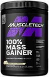 Mass Gainer MuscleTech 100% Mass Gainer Protein Powder Protein Powder for Muscle Gain Whey Protein + Muscle Builder Creatine Supplements Vanilla, 5.15 Pound (Pack of 1)