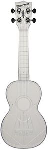 Kala Brand Music Co. The Waterman, 4-String Ukulele, Right, Transparent, Soprano (KA-SWT)