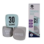 X-Tone Fitness Exercise Dice | Variety to your Full Body Routines | Helps motivate and adds fun | Solo or Group Classes | Builds Muscle and Improves Cardio | Home and Gym Workout Equipment |