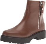 Calvin Klein Women's Sisha Ankle Boot, Cognac, 4 UK