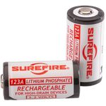 SureFire SFLFP123 Lithium Iron Phosphate Rechargeable Batteries