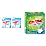 Fortune Dishwasher Active Salt - 1 Kg (Pack Of 2) & 5 In 1 Action Dishwasher Fresh Scent Tablets - 30 Count