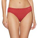 Van Heusen Women Bikini Panty - 100% Super Combed Cotton - Pack Of 3 - Anti Bacterial, No Marks Waistband, Moisture Wicking, Moderate Coverage_11104_Dark Assorted Print_M