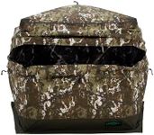 Barronett Blinds® Ox 5, Portable Hunting Blind, Durable Oxhide™ Fabric, Panoramic Shooting Window, Crater™ Harvest, 72” x 96” x 96”, BX550CH