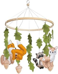 Campana de Cama de Fieltro,Móvil de Cuna Luces Musica,Baby Rattles Mobile,Carillón de Viento del Bebé,Movil Cuna Bebe,Móviles para Bebé,Bebé Móvil Colgante Decoración para Cuna