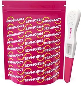 PREGMATE 10 Pregnancy (HCG) Midstream Tests Sticks One Step Urine Test Strip Combo Predictor Kit Pack (10 HCG)