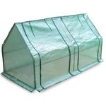 DIVCHI Mini Greenhouse Grow Tunnel With 2 Zipper Doors | Green House | Greenhouses | Vegetable Growhouse | Plants Tent | Growing Tunnels