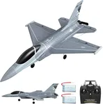 VOLANTEXRC 4CH RC Plane 2.4GHz RC Jet F-16 Fighting Falcon RC Airplane Fighter Ready to Fly with Xpilot Stabilizer System, One Key Aerobatic Perfect for Adults