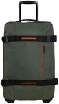 American Tourister Urban Track Travel Bag with 2 Wheels, Green (Dark Khaki), S (55 cm - 55 L)