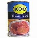 Koo Fruits Guava Halves in Syrup 410g Can ( Pack of 4)