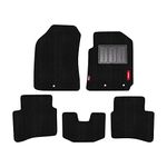 Elegant Cord Black Custom Fit Car Mat Compatible with Fiat Punto- Cord Black.