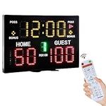 Sonew LED Tabletop Scoreboard, Indoor Tabletop Electronic Scoreboard, Multisport 11 Digit LED,for Basketball, Baseball,Football, Tennis