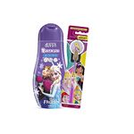 DUVON Disney Buy 1 Frozen Arctic Fresh Kids Body Wash 250 ml (Paraben & Sulphate Free, Dermatologically Tested, Sensitive Skin Friendly) & Get 1 Tangled Toothbrush worth Rs 99 Free | Girls | For 3+ Years