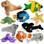 Prextex 10 Piece Plush Soft Stuffed