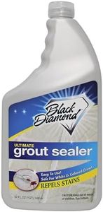 Black diamond stoneworks ultimate grout sealer: stain sealant protector for tile, marble, floors, showers and countertops.