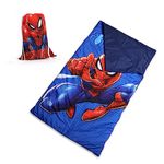 Marvel Spider-Man Kids Lightweight Indoor Slumber Bag/Sleeping Bag EXPRESSIONS Ultra-Soft & Cozy (Official Marvel Product)