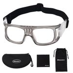 Andux Basketball Soccer Football Sports Protective Eyewear Goggles Eye Safety Glasses LQYJ-01 (Grey)