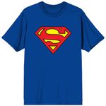 DC Comics Superman Logo Glow Ink Blue T-Shirt