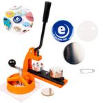 Enterprise Products - Micro macaron badge machine - circular cutter - interchangeable dies - for 100 pieces - 38 mm