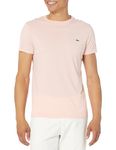 Lacoste Mens Short Sleeve Crew Neck Pima Cotton Jersey T-Shirt, Cerisier, 3X-Large