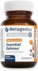 Metagenics Essential Defense - Immune Support* - Traditional Chinese Ingredients - Supplement with Licorice Root Extract, Ginger & Isatis - Non-GMO, Gluten-Free & Vegetarian - 30 Tablets